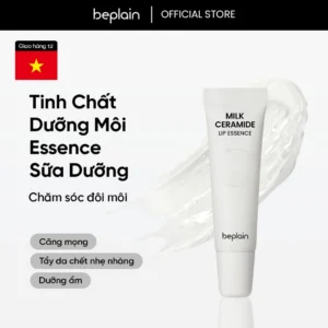 Dưỡng môi BEPLAIN Milk Ceramide Lip Essence 10g – Ceramide & Vita10, giúp môi mềm mượt