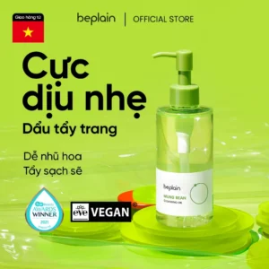 Dầu tẩy trang BEPLAIN Mung Bean Cleansing Oil 200ml – làm sạch lớp trang điểm dịu nhẹ
