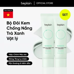 Bộ kem chống nắng BEPLAIN Sunmuse Mild Green 50ml x2 – bảo vệ da và nâng tone