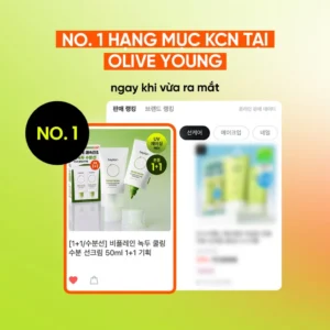 Kem chống nắng BEPLAIN Sunmuse Mung Bean Cooling Moisture 50ml – dưỡng ẩm, làm dịu da