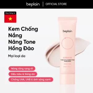 Kem chống nắng BEPLAIN Sunmuse Peach Pink 50ml – nâng tone hồng, hiệu chỉnh da xỉn màu