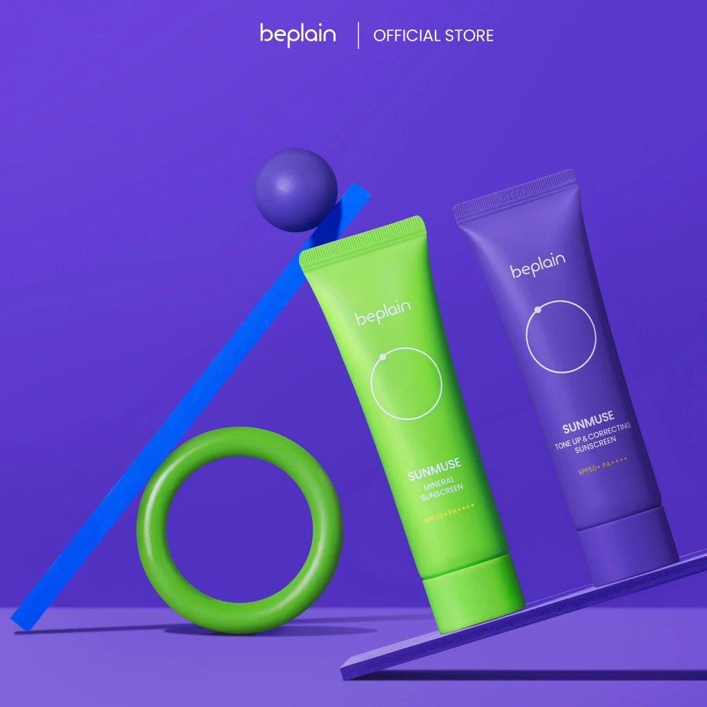 BEPLAIN Sunmuse Tone Up & Correcting & Mineral hình ảnh tổng quan