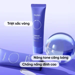 Bộ kem chống nắng BEPLAIN Sunmuse Tone Up & Correcting 50ml & Tone Up & Correcting Matte 50ml – bảo vệ da và hiệu chỉnh sắc da