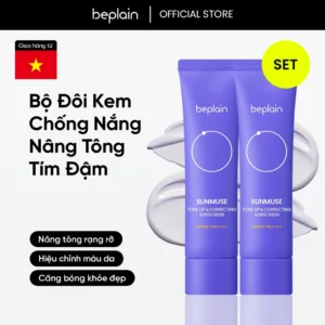 Bộ kem chống nắng BEPLAIN Sunmuse Tone Up & Correcting 50ml x2 – bảo vệ da và nâng tone