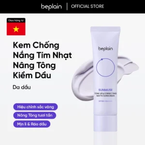 Kem chống nắng BEPLAIN Sunmuse Tone Up & Correcting Matte 50ml – nâng tone mịn lì, hỗ trợ kiềm dầu