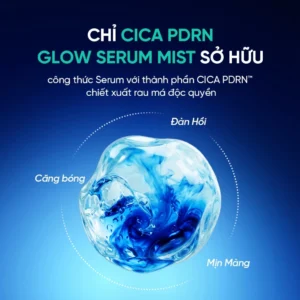 Xịt dưỡng BEPLAIN Cica PDRN Glow Mist 100ml – cấp ẩm, phục hồi và tạo hiệu ứng căng bóng