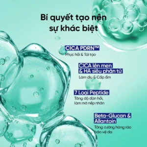 Bộ chăm sóc da BEPLAIN Cica PDRN Repair Cream 50ml & Activating Essence Toner 155ml – phục hồi và cấp ẩm da