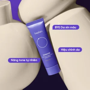 Bộ chăm sóc da BEPLAIN Cica PDRN Skin Booster Serum 30ml & Sunmuse Tone Up & Correcting Sunscreen 50ml – phục hồi, cấp ẩm và chống nắng
