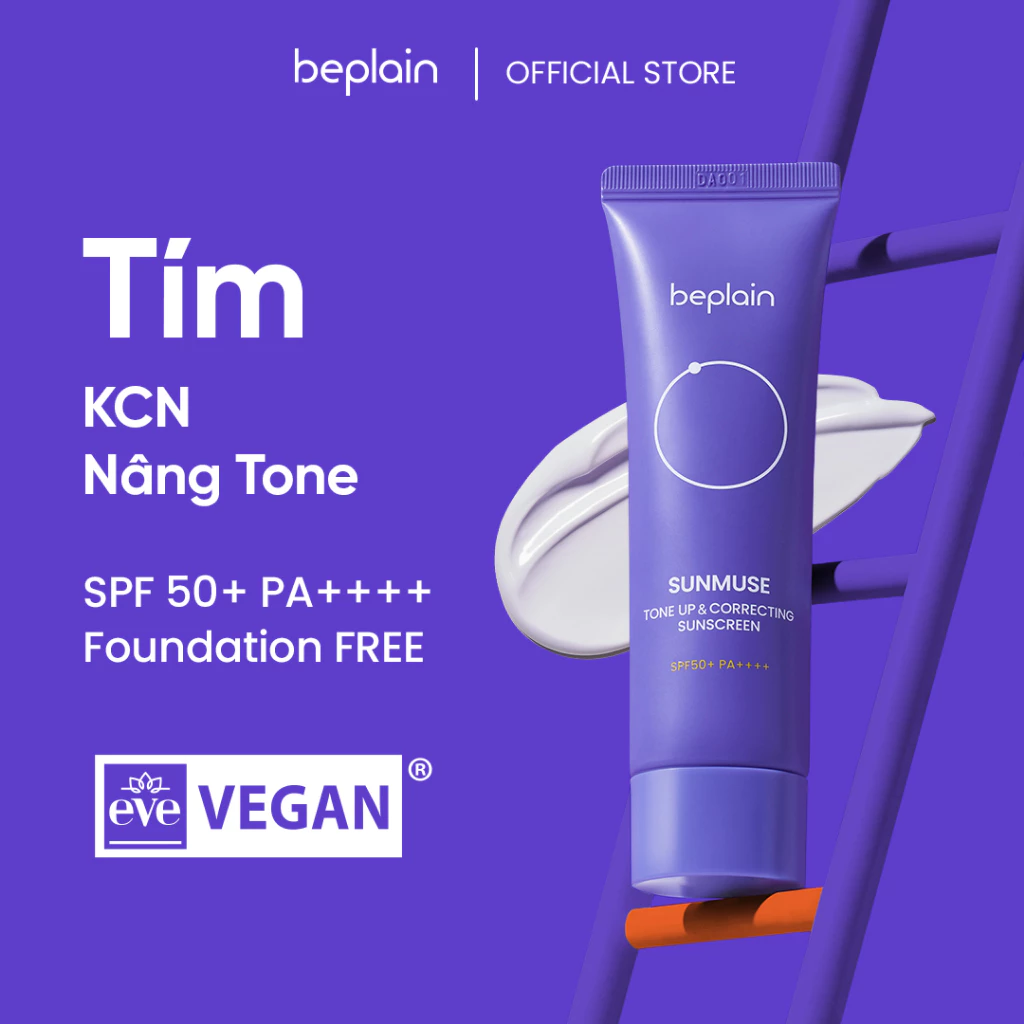 BEPLAIN Sunmuse Tone Up & Correcting & Mineral công dụng và hiệu quả