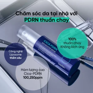 Bộ tinh chất BEPLAIN Cica PDRN Skin Booster Serum 30ml x2 – phục hồi, cấp ẩm và căng bóng da