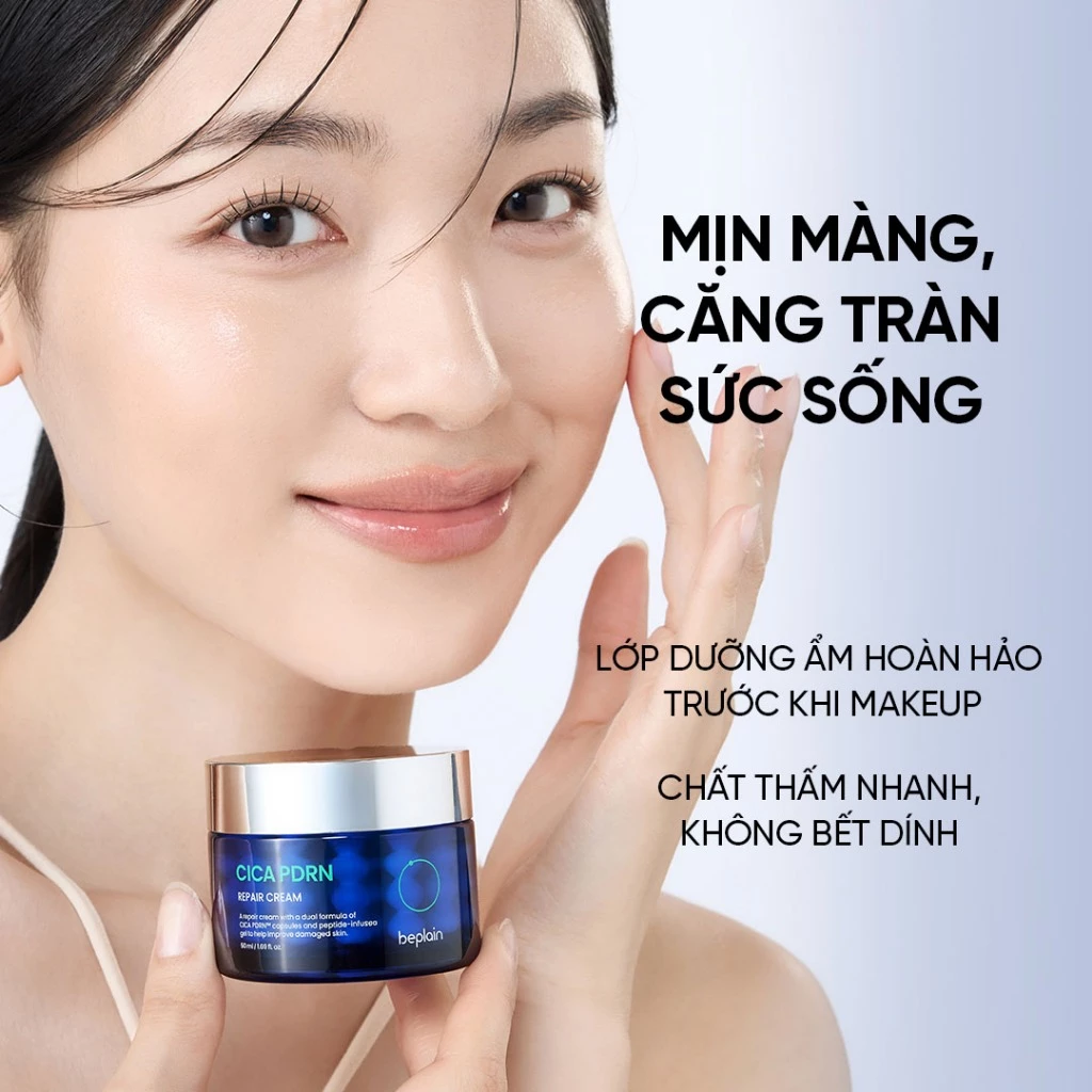 BEPLAIN Cica PDRN Repair Cream công dụng và hiệu quả