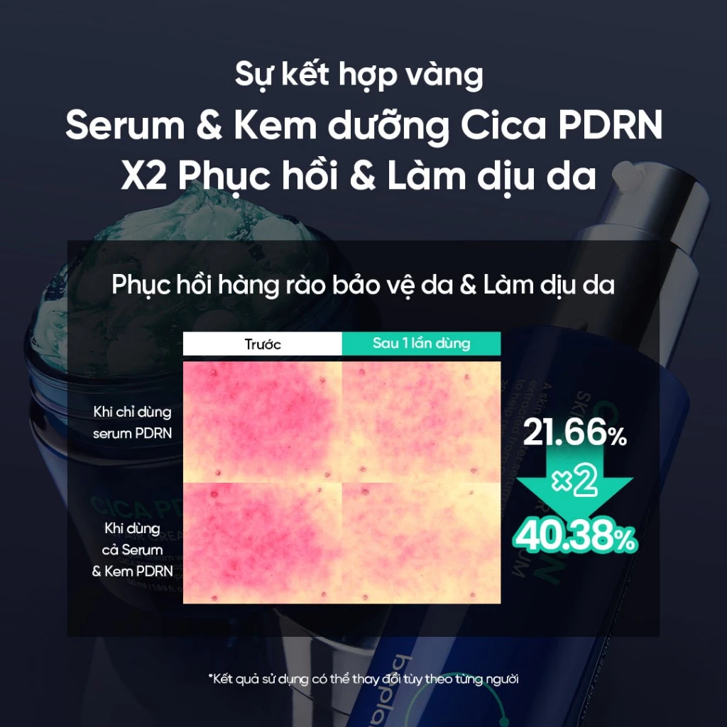BEPLAIN Cica PDRN Repair Cream công dụng và hiệu quả